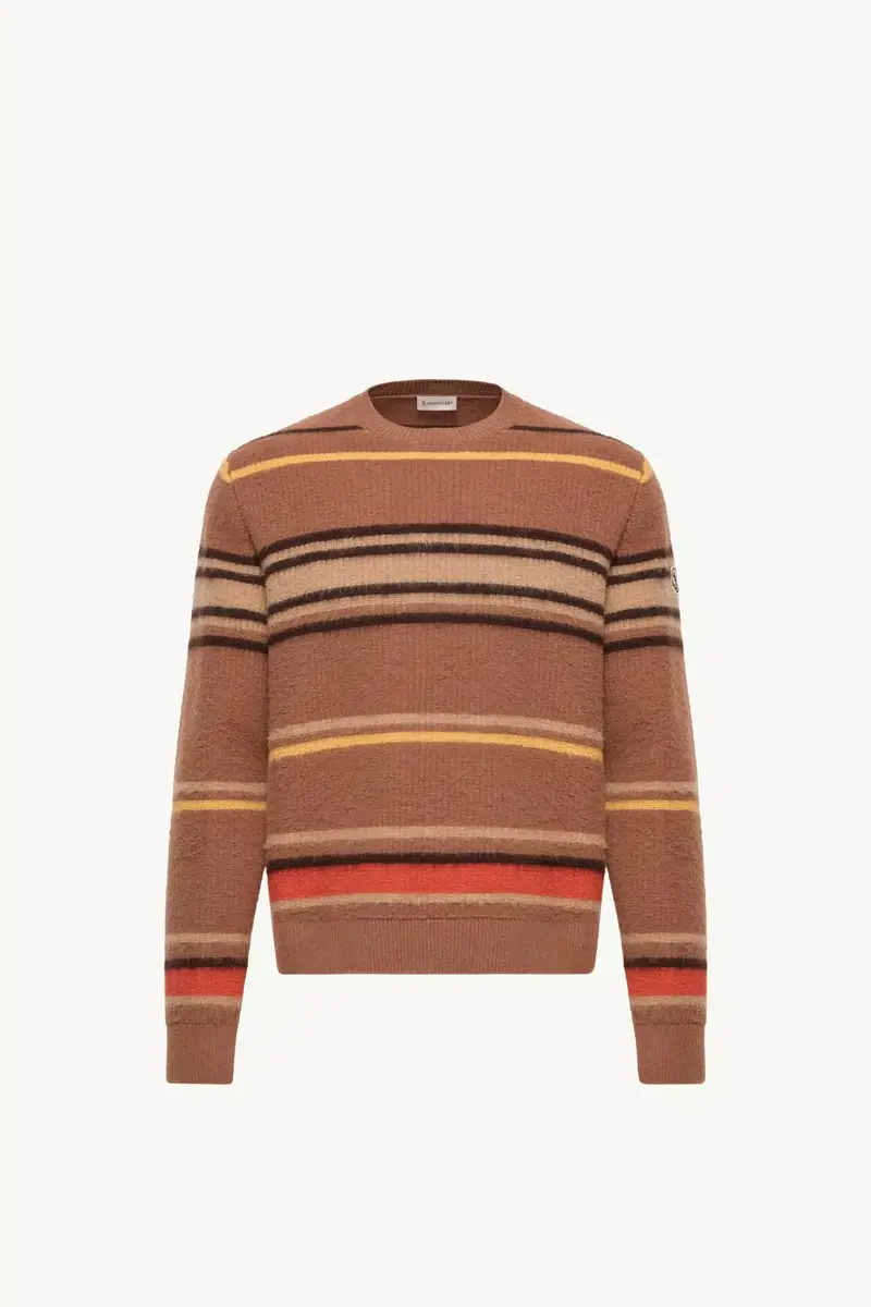 Moncler Striped Wool Sweater | Thumbnail 2 Moncler Striped Wool Sweater | Thumbnail 2
