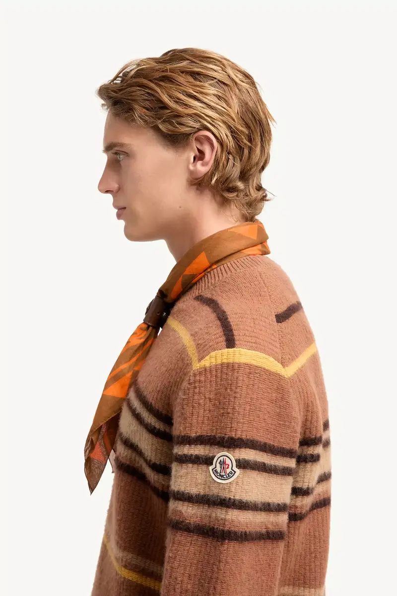 Moncler Striped Wool Sweater | Thumbnail 4 Moncler Striped Wool Sweater | Thumbnail 4
