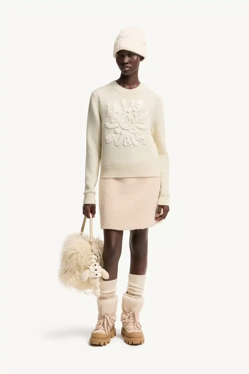 Moncler Wool & Cashmere Blend Sweater | Thumbnail 3 Moncler Wool & Cashmere Blend Sweater | Thumbnail 3