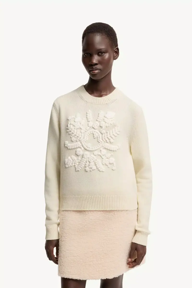 Moncler Wool & Cashmere Blend Sweater | Thumbnail 5 Moncler Wool & Cashmere Blend Sweater | Thumbnail 5