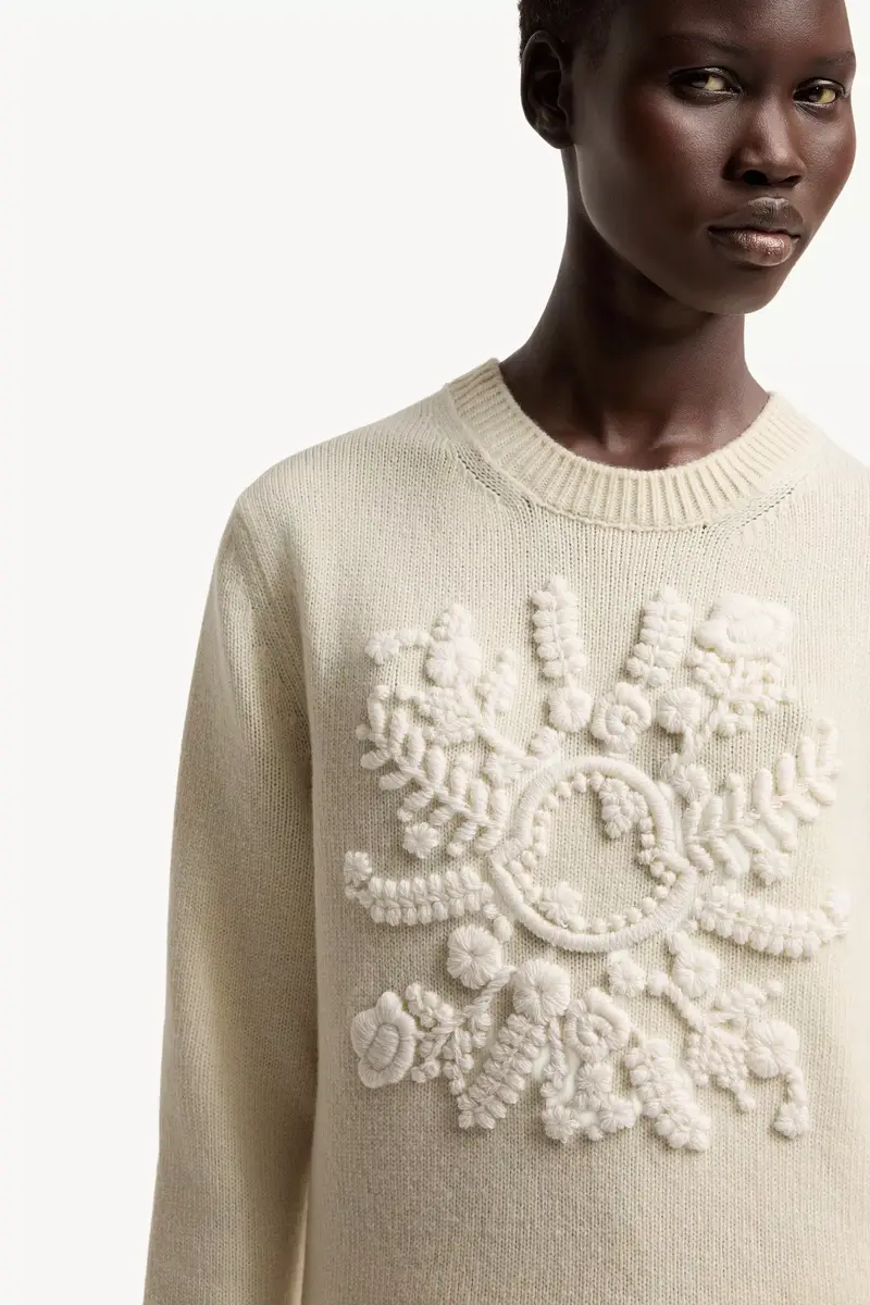 Moncler Wool & Cashmere Blend Sweater | Thumbnail 7 Moncler Wool & Cashmere Blend Sweater | Thumbnail 7