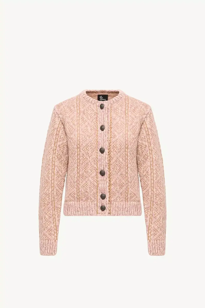 Moncler Grenoble Argyle Jacquard Alpaca & Wool Blend Cardigan | Thumbnail 2