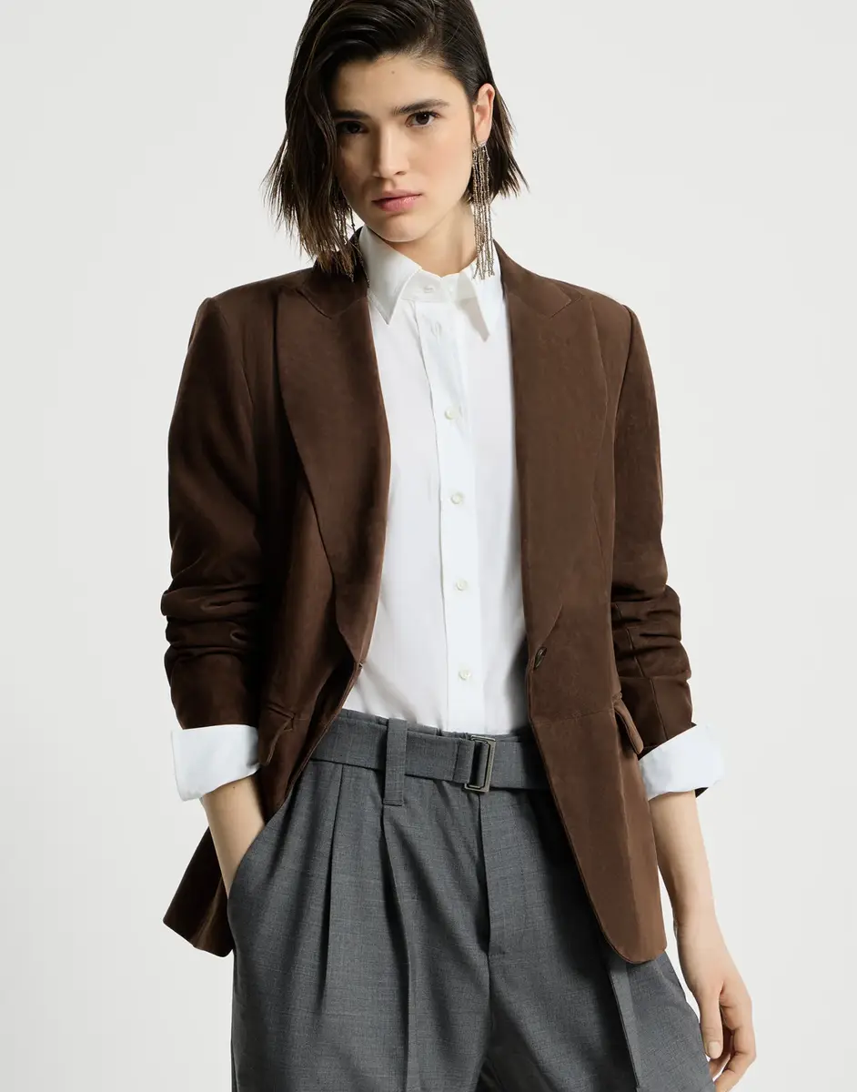 Brunello Cucinelli Suede blazer | Thumbnail 4 Brunello Cucinelli Suede blazer | Thumbnail 4