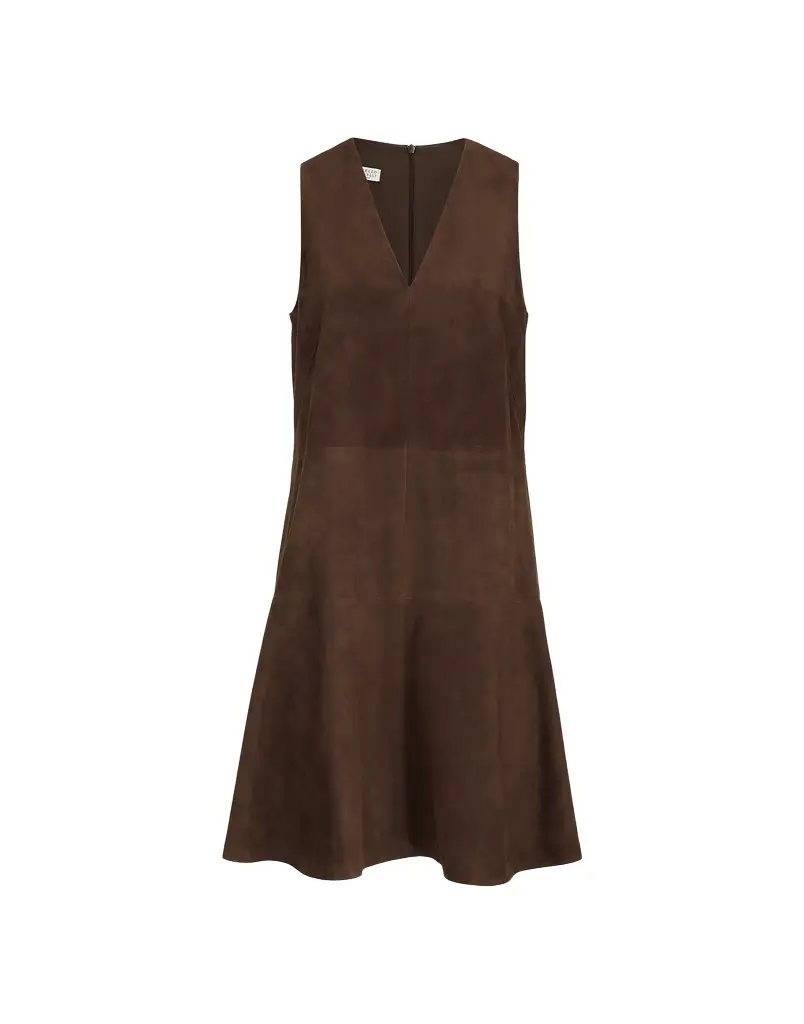 Suede mini dress Suede mini dress