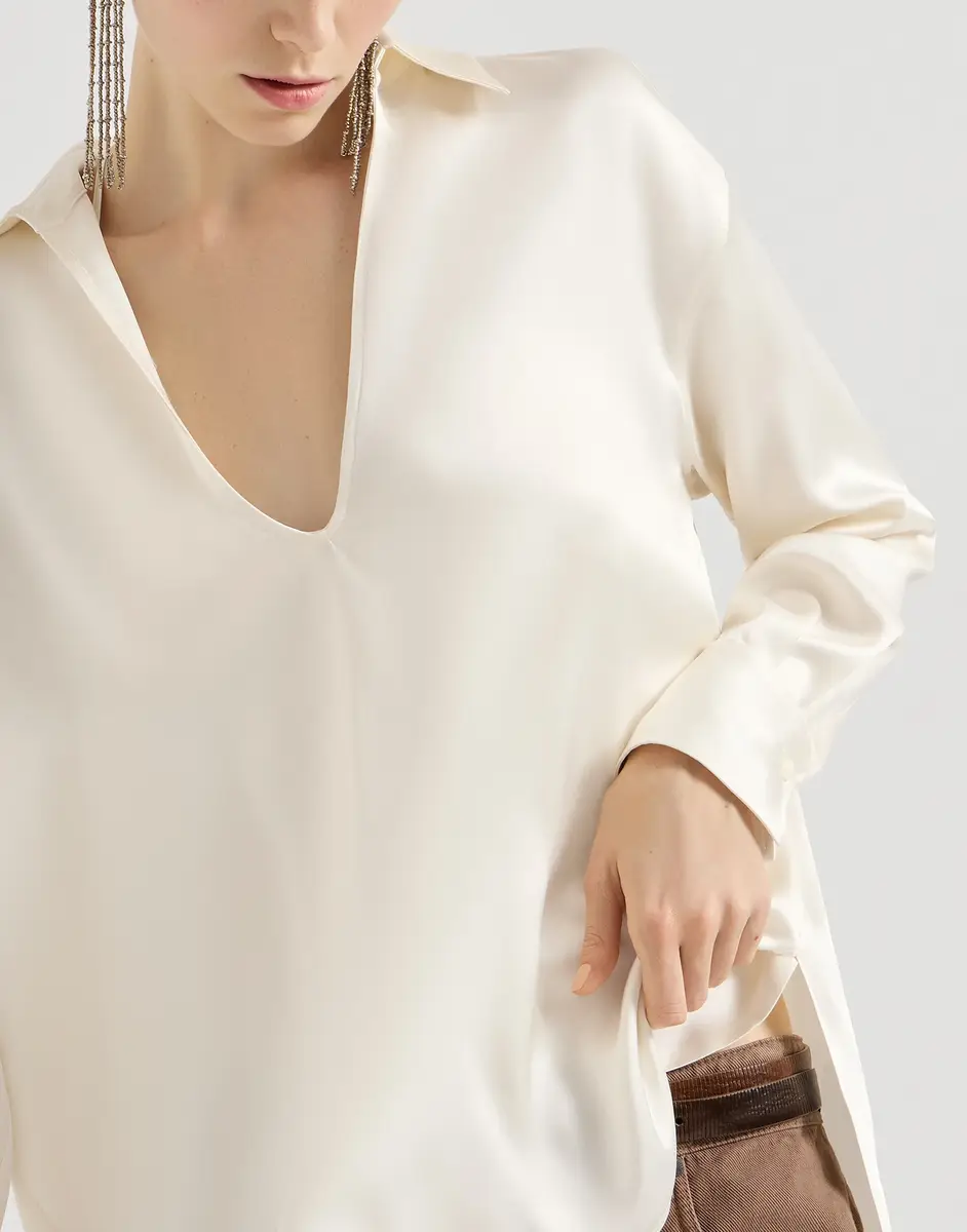 Brunello Cucinelli Silk blouse | Thumbnail 4