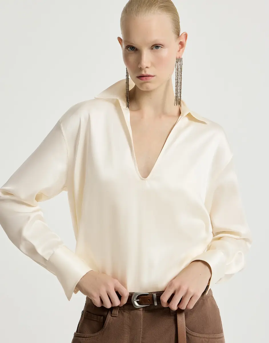 Brunello Cucinelli Silk blouse | Thumbnail 5