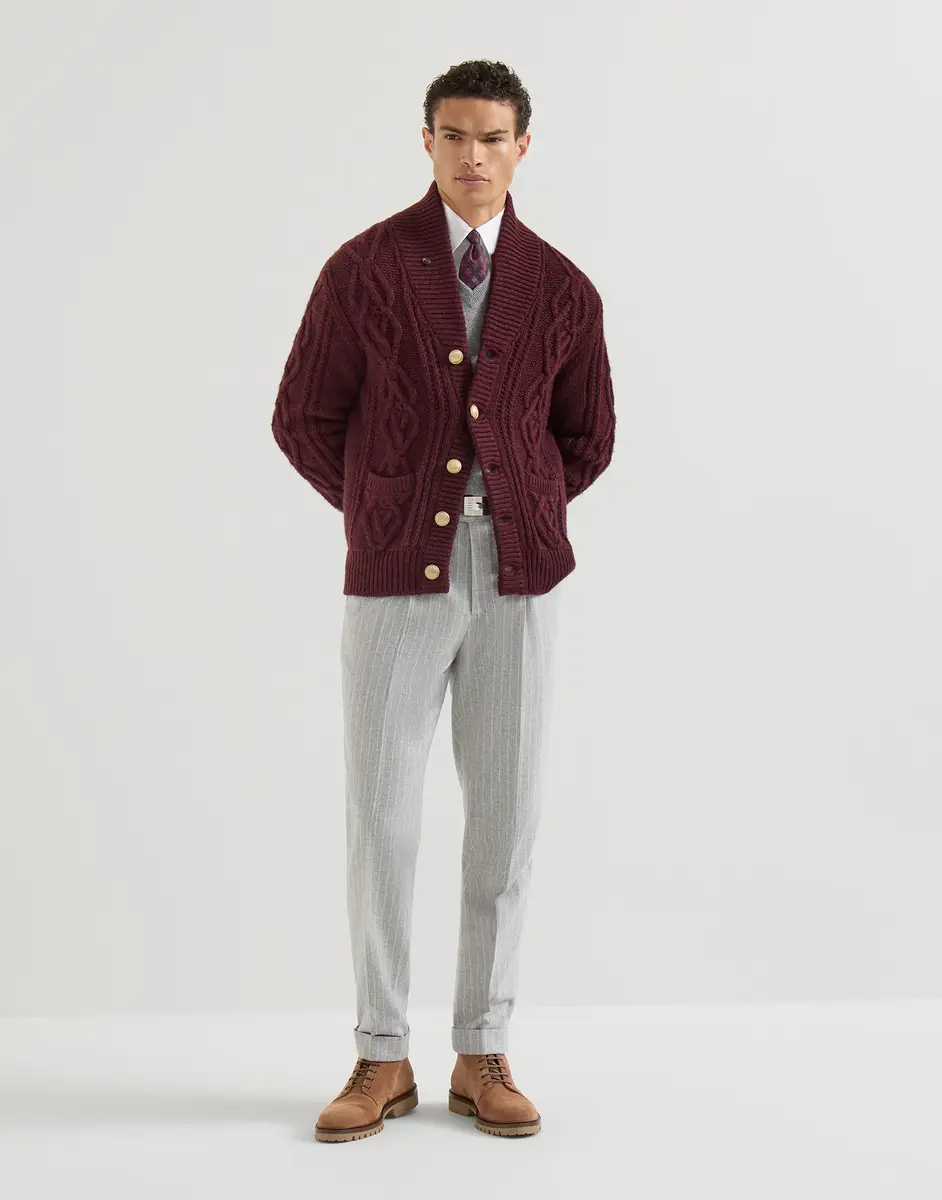 Brunello Cucinelli Chalk stripe flannel trousers | Thumbnail 6 Brunello Cucinelli Chalk stripe flannel trousers | Thumbnail 6