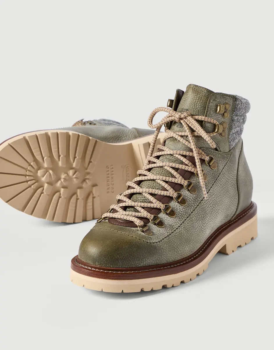 Brunello Cucinelli Calfskin Mountain Boot | Thumbnail 3 Brunello Cucinelli Calfskin Mountain Boot | Thumbnail 3