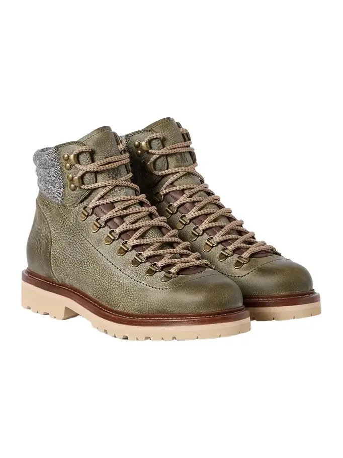 Brunello Cucinelli Calfskin Mountain Boot