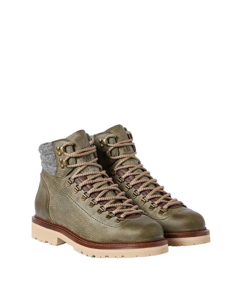 Brunello Cucinelli Calfskin Mountain Boot