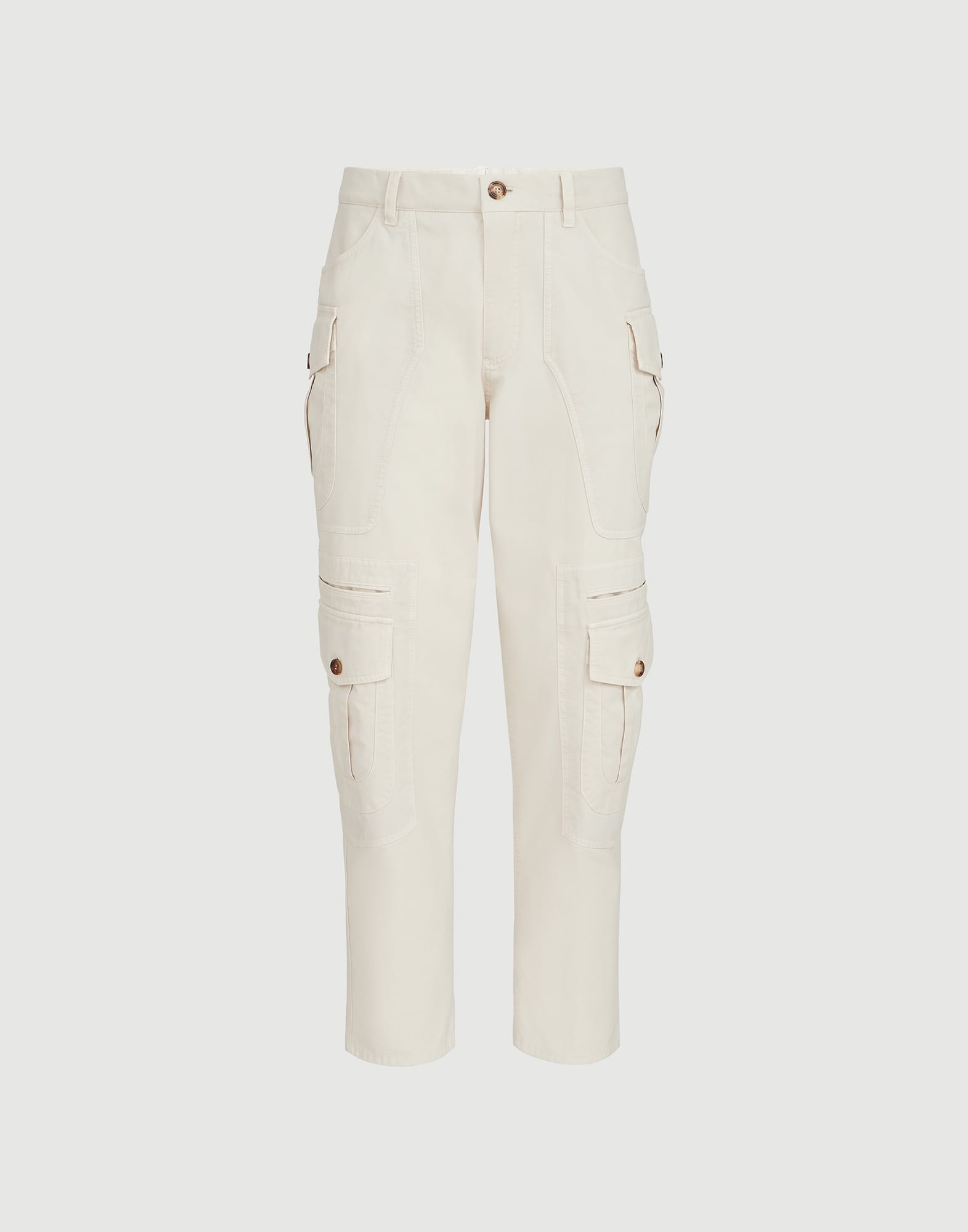 Brunello Cucinelli Cotton gabardine trousers
