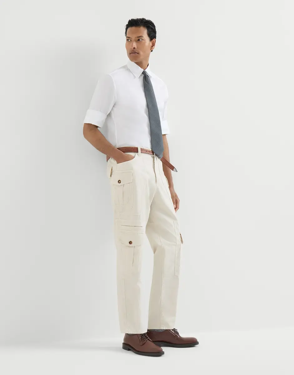Brunello Cucinelli Cotton gabardine trousers | Thumbnail 5 Brunello Cucinelli Cotton gabardine trousers | Thumbnail 5