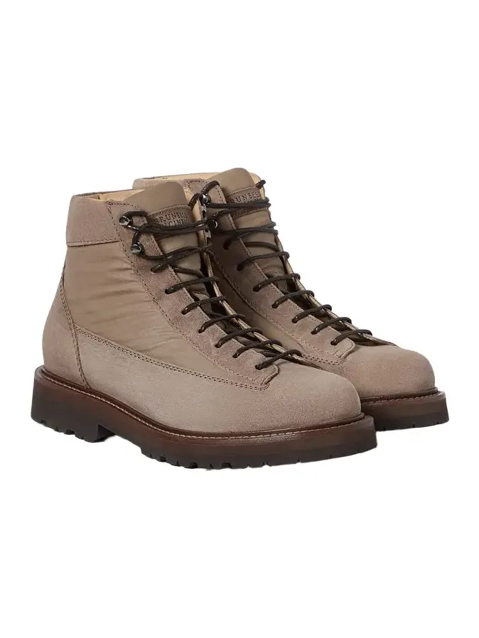 Brunello Cucinelli Suede urban outdoor boots
