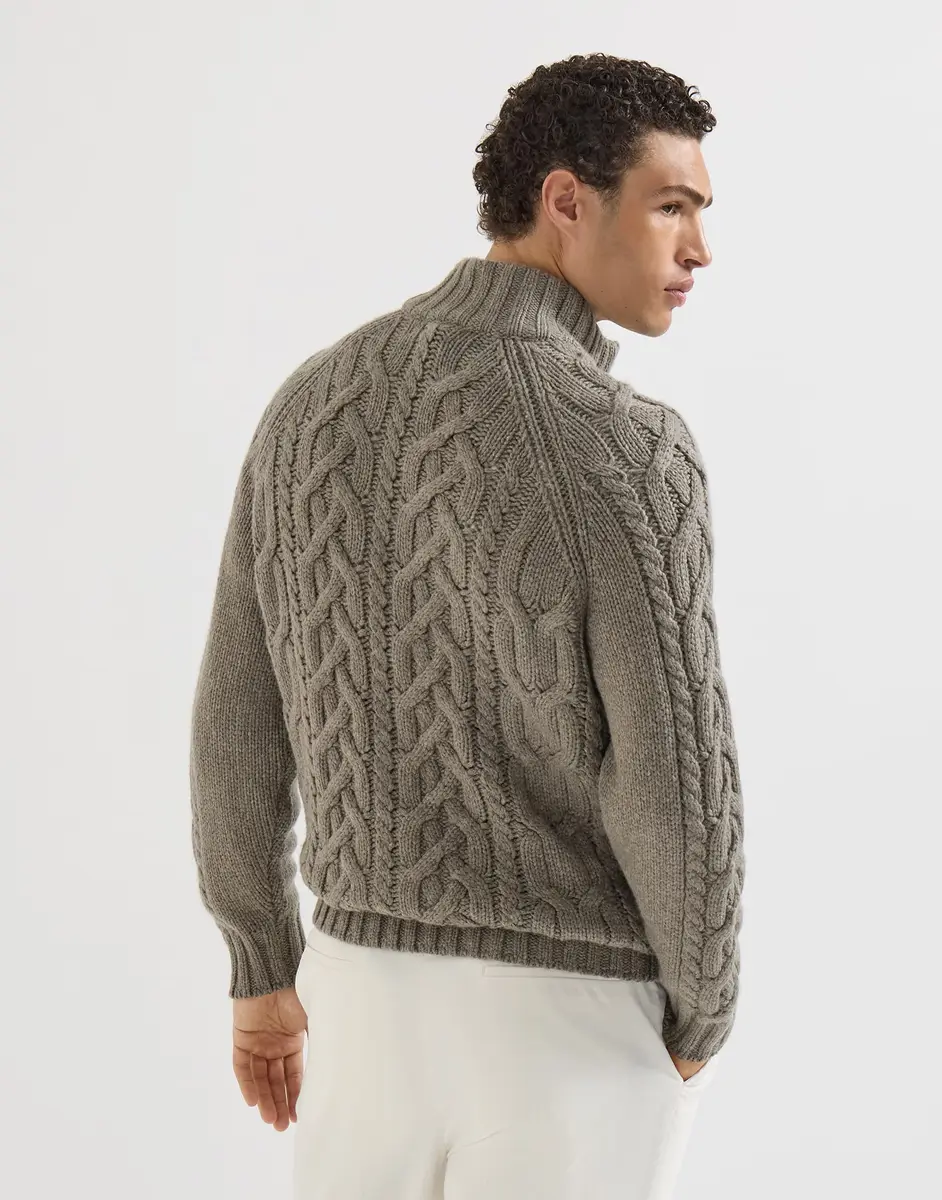 Brunello Cucinelli Cashmere cardigan with zipper | Thumbnail 3 Brunello Cucinelli Cashmere cardigan with zipper | Thumbnail 3