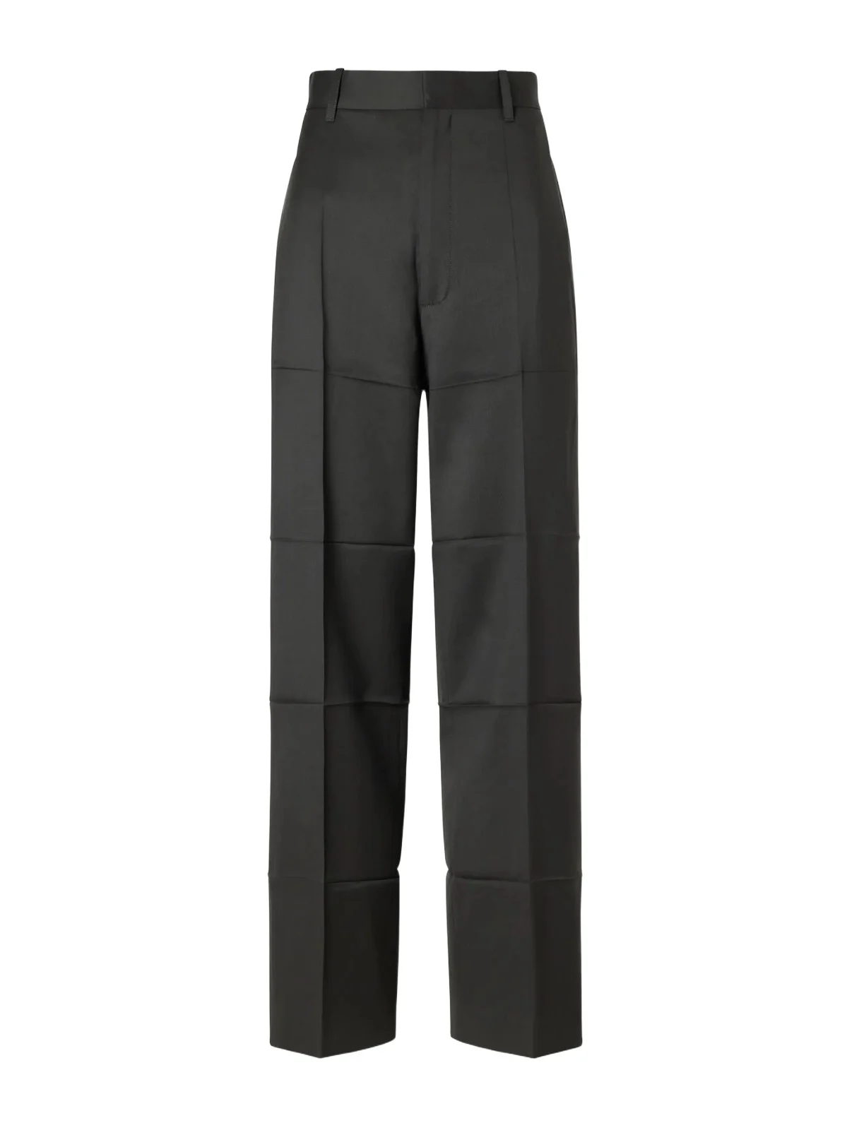 Wool and mohair-blend gabardine straight-leg pants