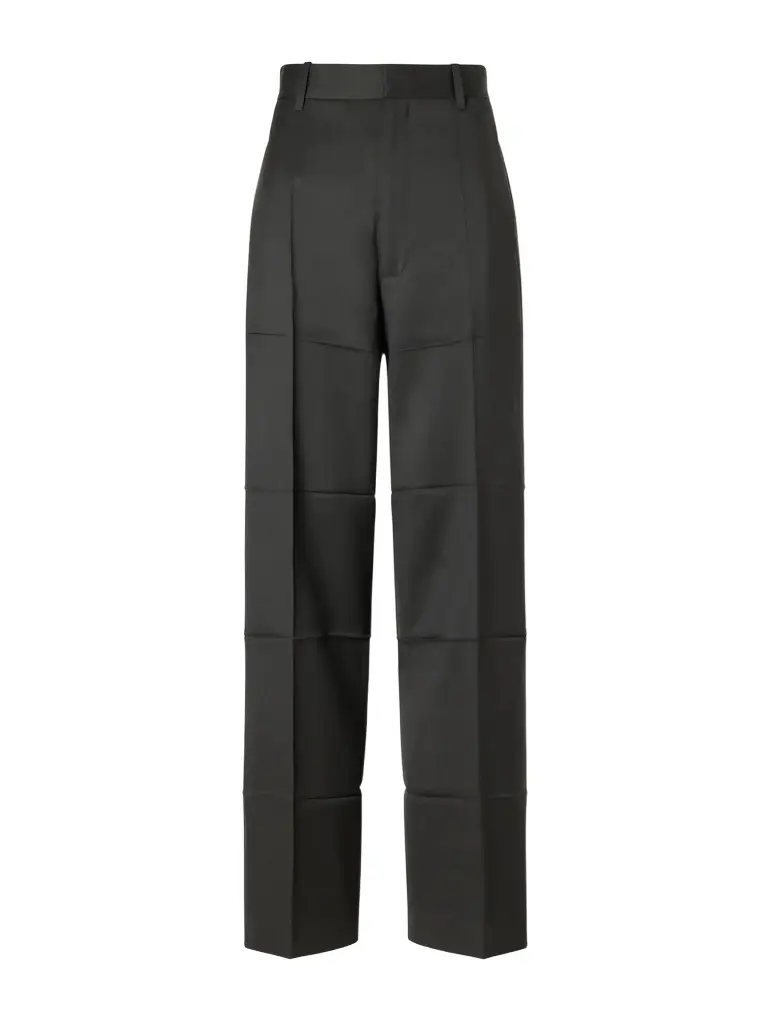 Phoebe Philo Wool and mohair-blend gabardine straight-leg pants