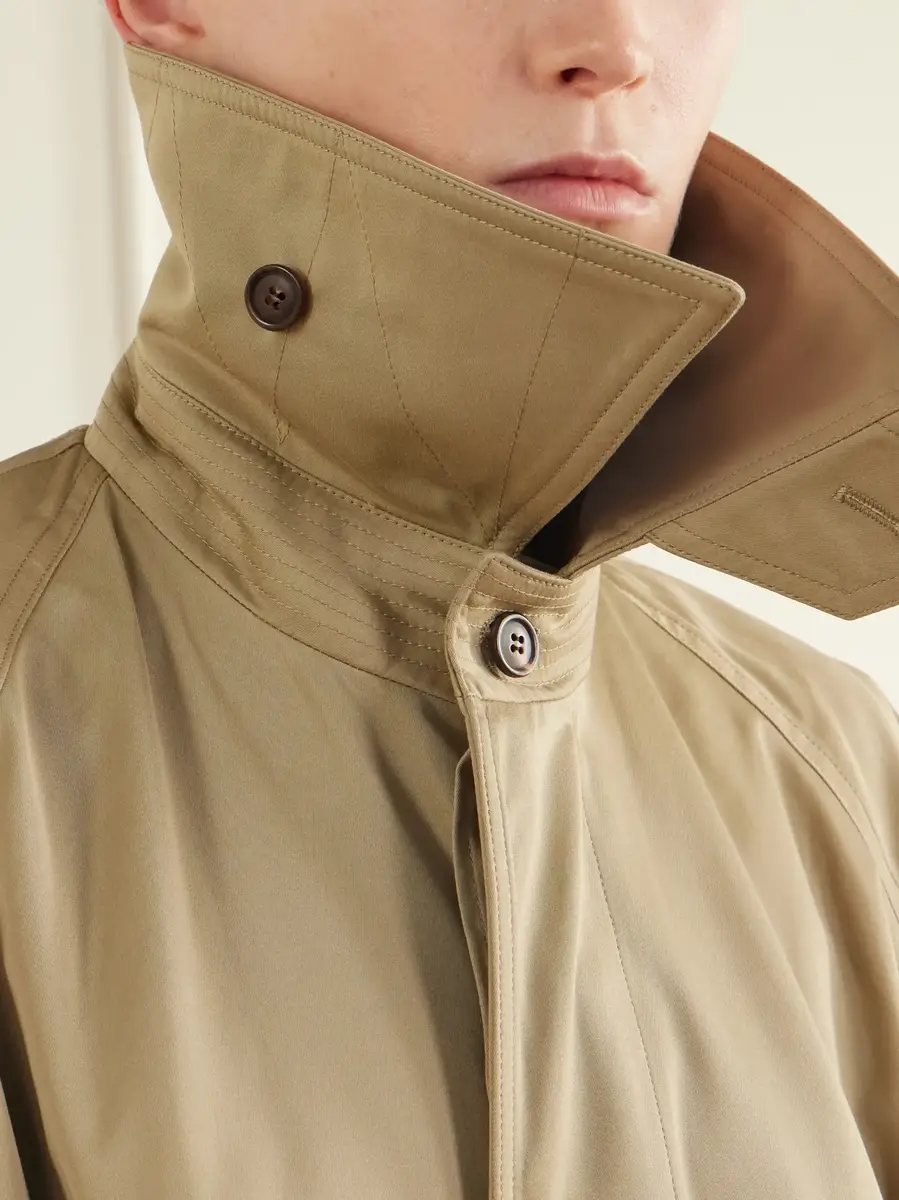 Phoebe Philo Belted cotton and silk-blend twill coat | Thumbnail 4