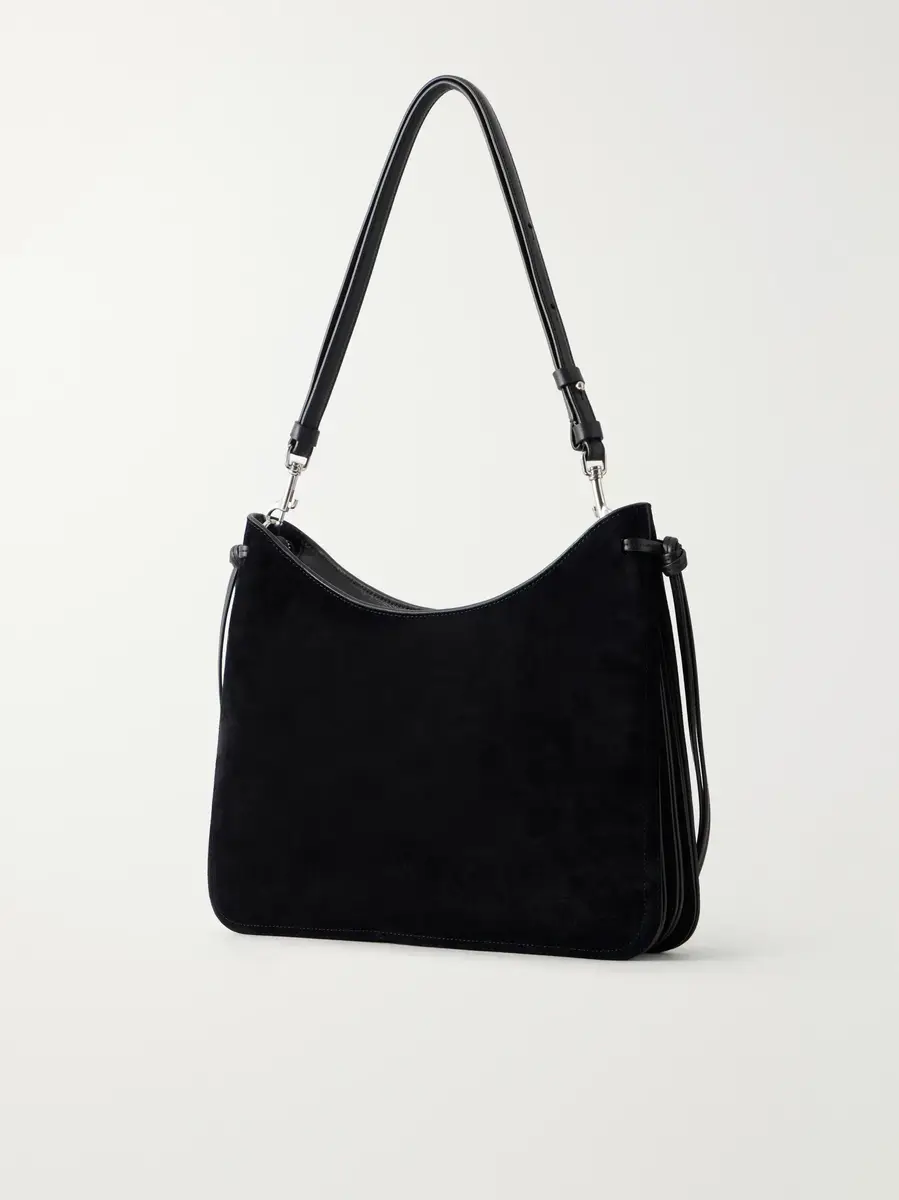 Phoebe Philo Gig leather-trimmed suede shoulder bag | Thumbnail 2 Phoebe Philo Gig leather-trimmed suede shoulder bag | Thumbnail 2