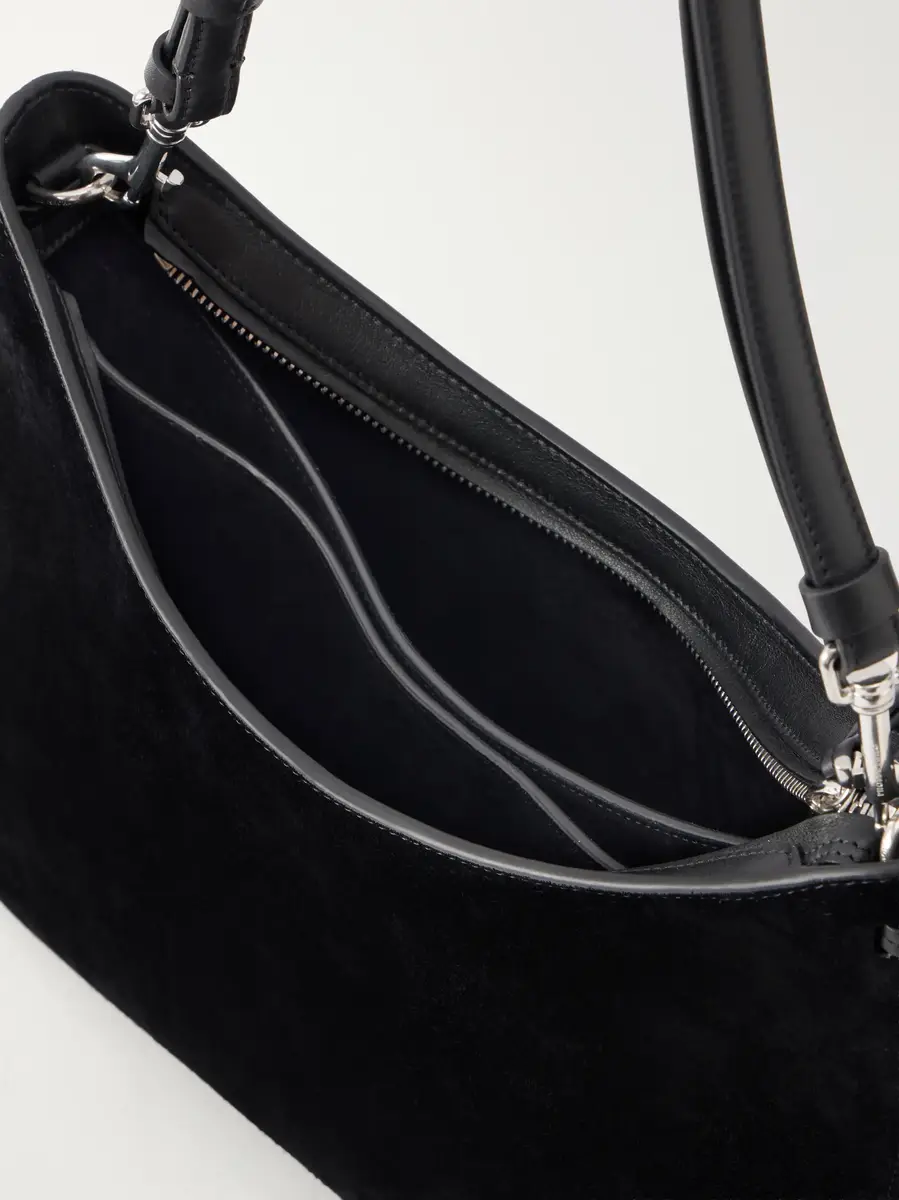 Phoebe Philo Gig leather-trimmed suede shoulder bag | Thumbnail 3 Phoebe Philo Gig leather-trimmed suede shoulder bag | Thumbnail 3