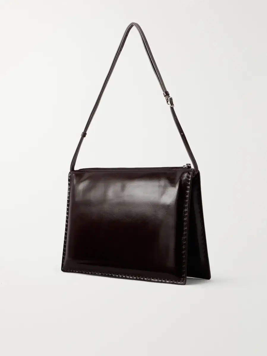Phoebe Philo Glove leather shoulder bag - burgundy - One Size | Thumbnail 3 Phoebe Philo Glove leather shoulder bag - burgundy - One Size | Thumbnail 3