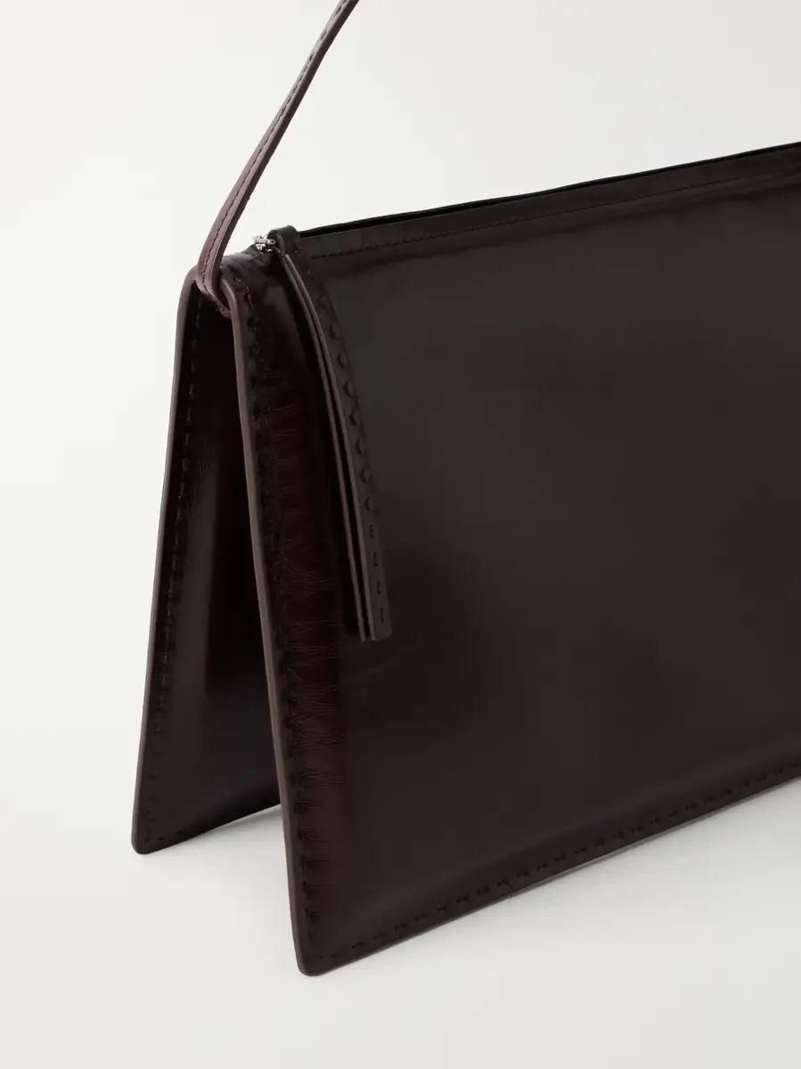 Phoebe Philo Glove leather shoulder bag - burgundy - One Size | Thumbnail 4 Phoebe Philo Glove leather shoulder bag - burgundy - One Size | Thumbnail 4