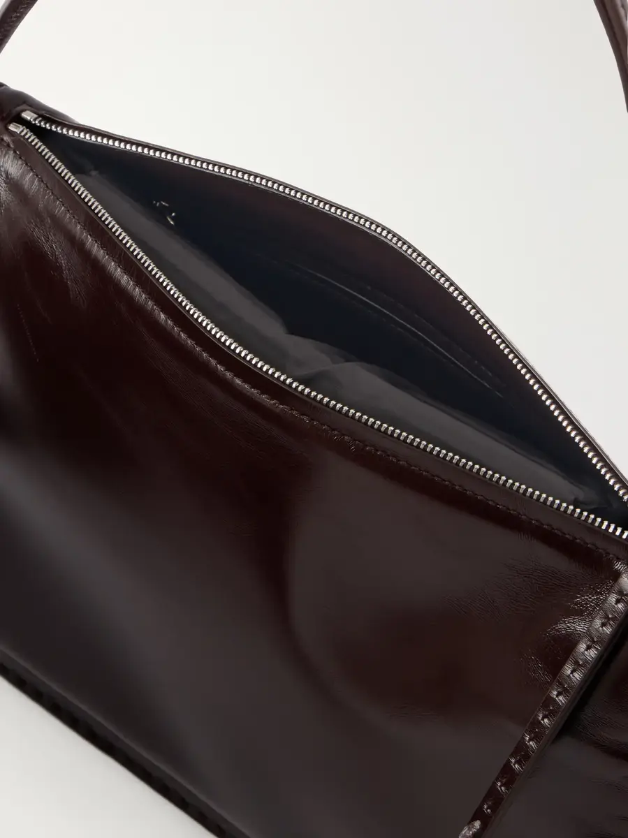 Phoebe Philo Glove leather shoulder bag - burgundy - One Size | Thumbnail 5 Phoebe Philo Glove leather shoulder bag - burgundy - One Size | Thumbnail 5