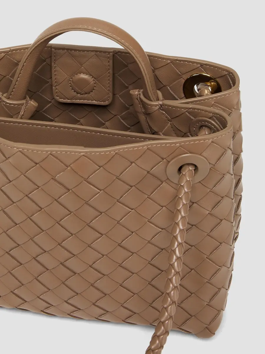 Bottega Veneta Women's Andiamo Small Intrecciato-Leather Top-Handle Bag | Thumbnail 4
