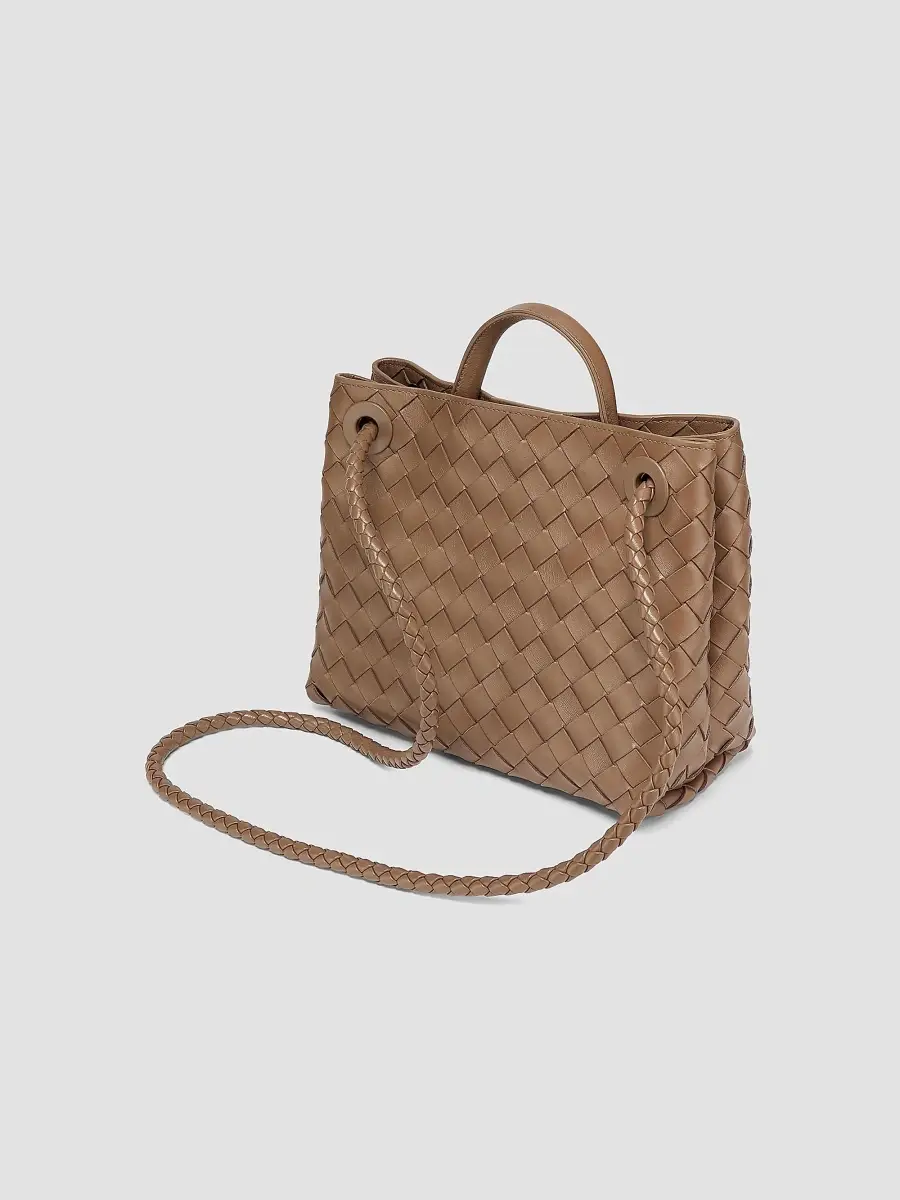Bottega Veneta Women's Andiamo Small Intrecciato-Leather Top-Handle Bag | Thumbnail 5