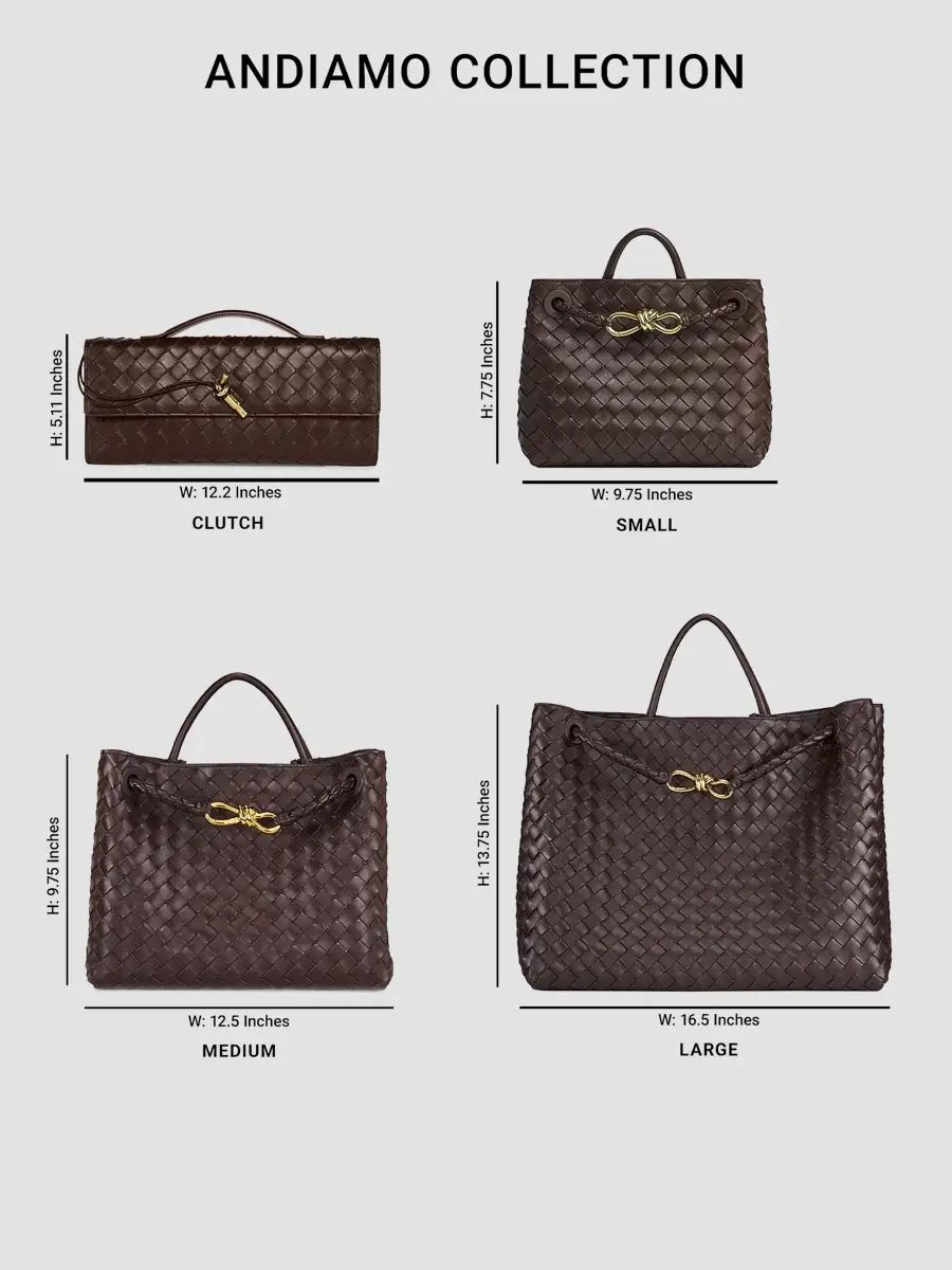 Bottega Veneta Women's Andiamo Small Intrecciato-Leather Top-Handle Bag | Thumbnail 8