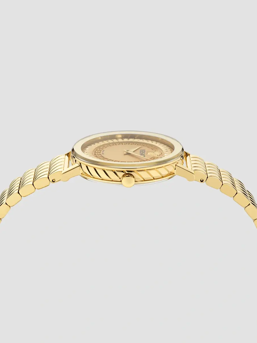 Versace Women's Delphinus Goldtone Stainless Steel Bracelet Watch/35MM | Thumbnail 3