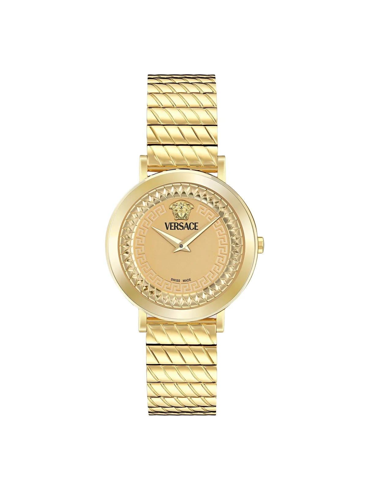 Versace Women's Delphinus Goldtone Stainless Steel Bracelet Watch/35MM
