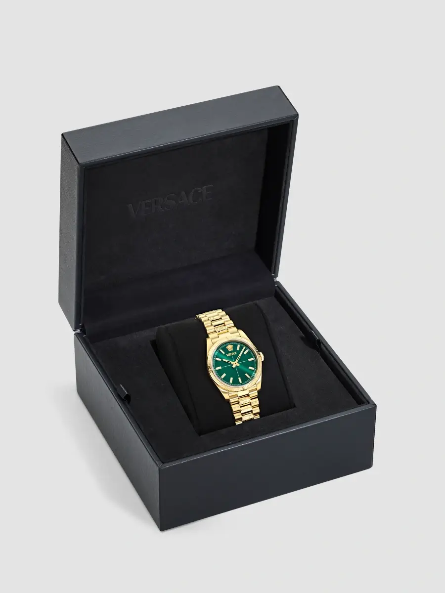 Versace Men's Millenyium Goldtone Stainless Steel Bracelet Watch/32MM | Thumbnail 5 Versace Men's Millenyium Goldtone Stainless Steel Bracelet Watch/32MM | Thumbnail 5
