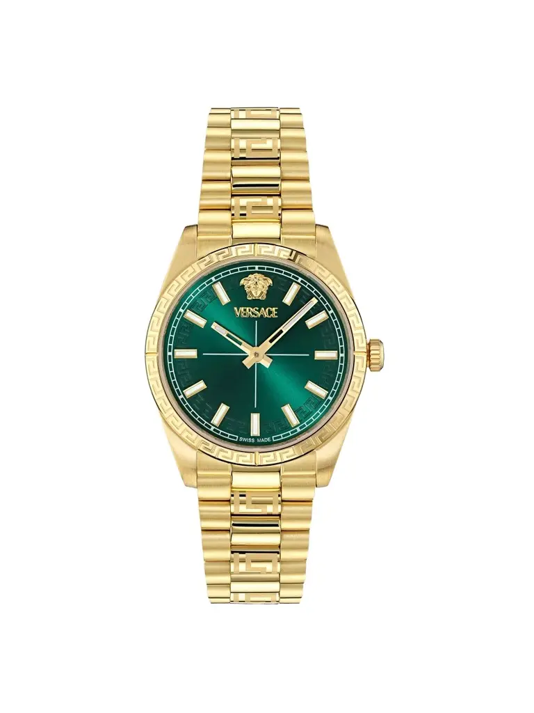 Versace Men's Millenyium Goldtone Stainless Steel Bracelet Watch/32MM