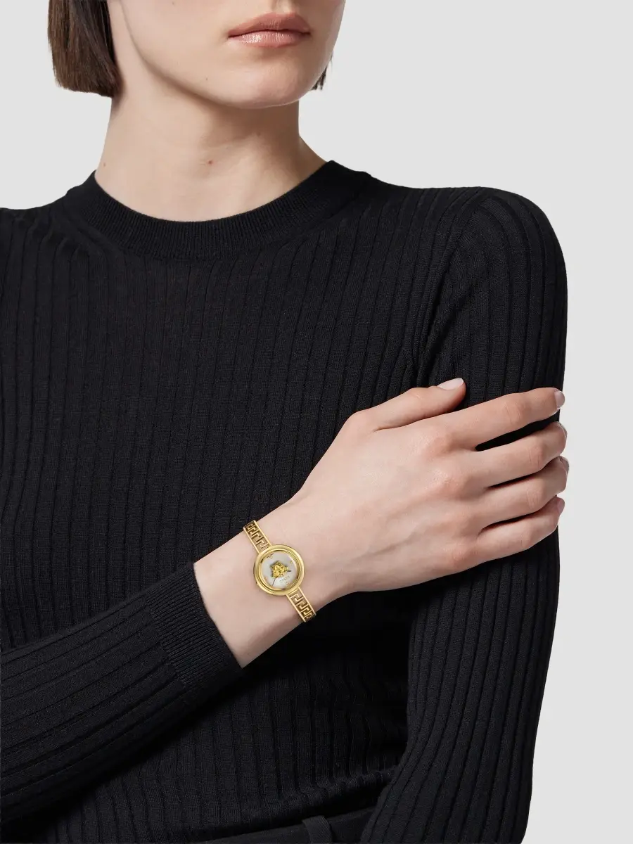 Versace Women's Medusa Eclipse Goldtone Stainless Steel Bracelet Watch/28MM | Thumbnail 2