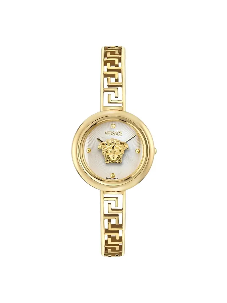 Versace Women's Medusa Eclipse Goldtone Stainless Steel Bracelet Watch/28MM