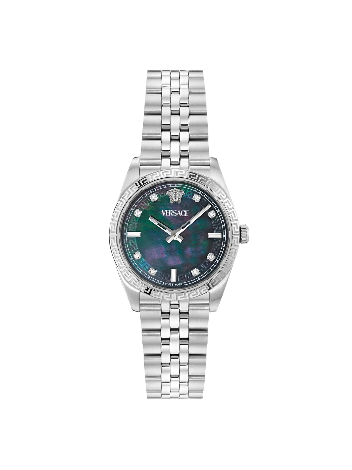 Versace Women's Millenyium Stainless Steel & 0.064 TCW Diamond Bracelet Watch/32MM