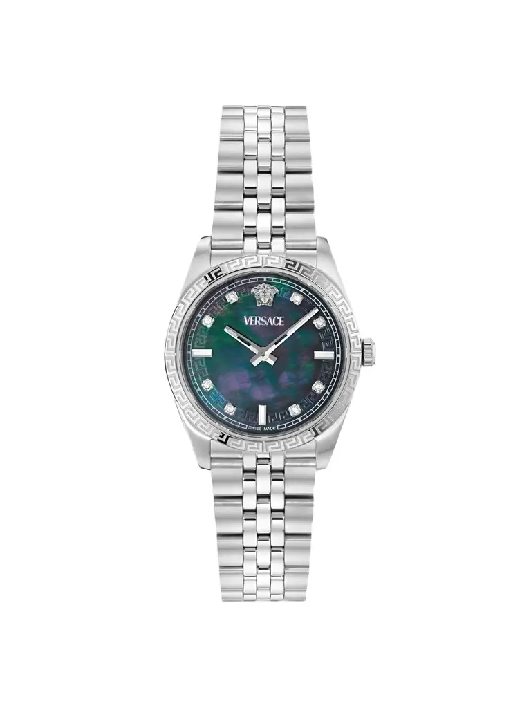 Versace Women's Millenyium Stainless Steel & 0.064 TCW Diamond Bracelet Watch/32MM