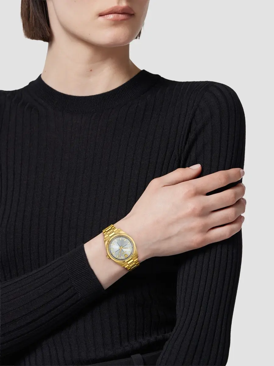 Versace Women's Millenyium Goldtone Stainless Steel Bracelet Watch/32MM | Thumbnail 2