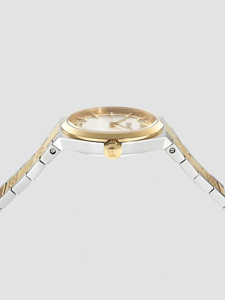 Versace Women's V-Auria Two-Tone IP Stainless Steel Bracelet Watch/35MM | Thumbnail 3