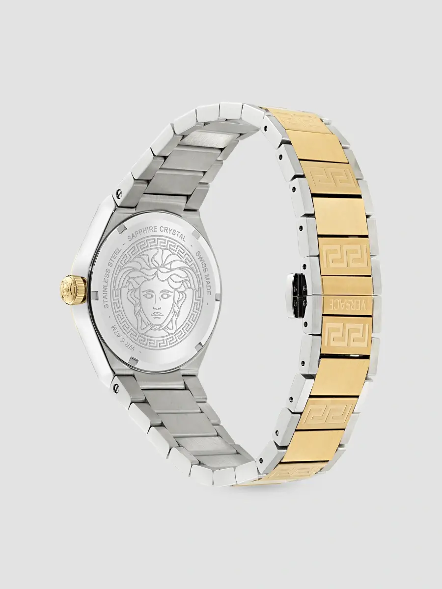 Versace Women's V-Auria Two-Tone IP Stainless Steel Bracelet Watch/35MM | Thumbnail 4