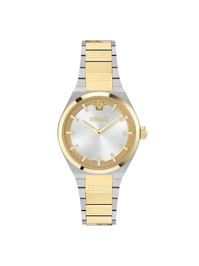 Versace Women's V-Auria Two-Tone IP Stainless Steel Bracelet Watch/35MM