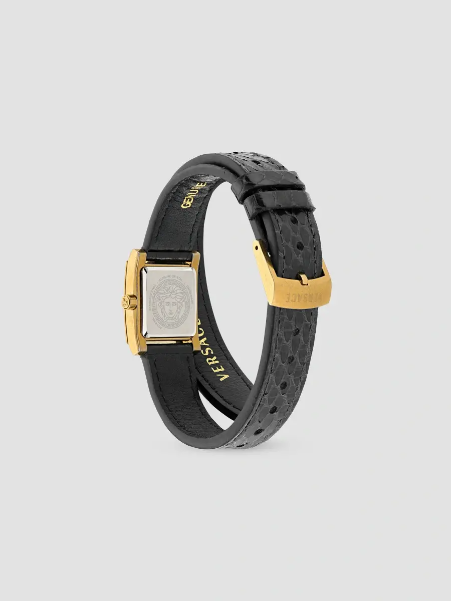 Versace Women's Mosaic Goldtone Stainless Steel & Leather Wrap Watch/22MM | Thumbnail 3 Versace Women's Mosaic Goldtone Stainless Steel & Leather Wrap Watch/22MM | Thumbnail 3