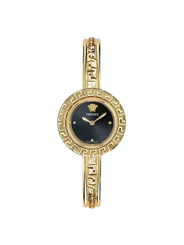 Versace Women's Greca Goldtone Stainless Steel & Leather 3-Piece Watch Set