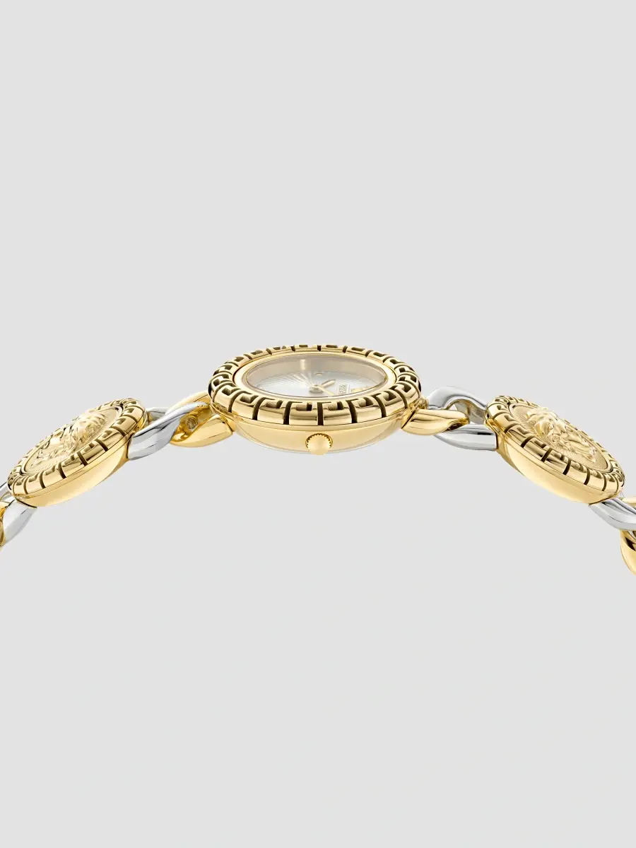 Versace Women's La Greca Two-Tone Stainless Steel Bracelet Watch/28MM | Thumbnail 3