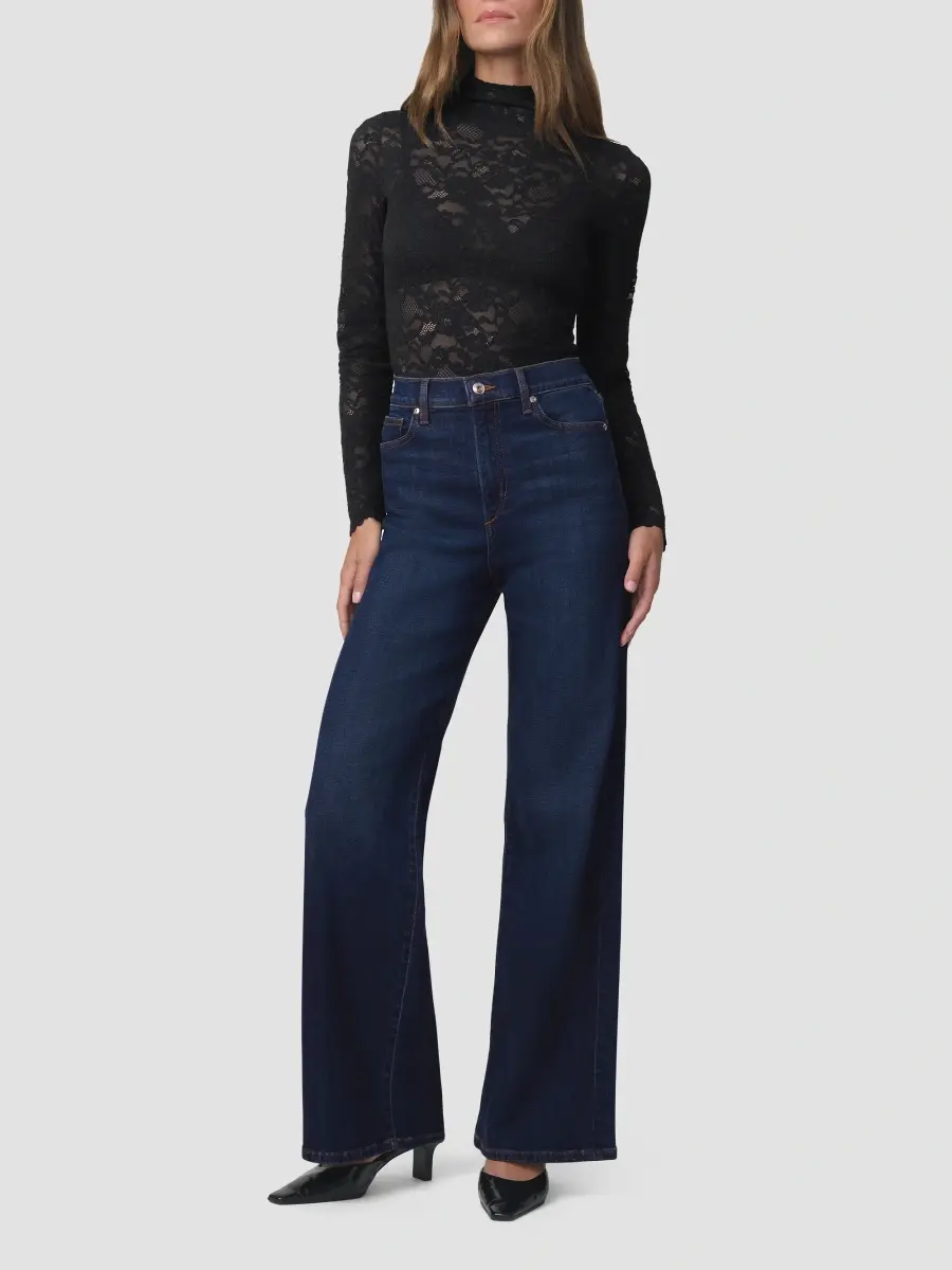 Joe's Jeans Women's Tony Sheer-Lace Cotton-Blend Top | Thumbnail 2 Joe's Jeans Women's Tony Sheer-Lace Cotton-Blend Top | Thumbnail 2