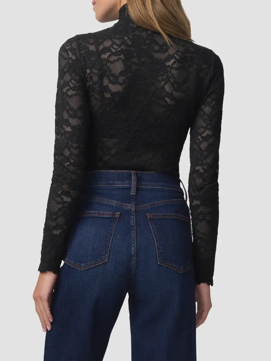 Joe's Jeans Women's Tony Sheer-Lace Cotton-Blend Top | Thumbnail 3 Joe's Jeans Women's Tony Sheer-Lace Cotton-Blend Top | Thumbnail 3