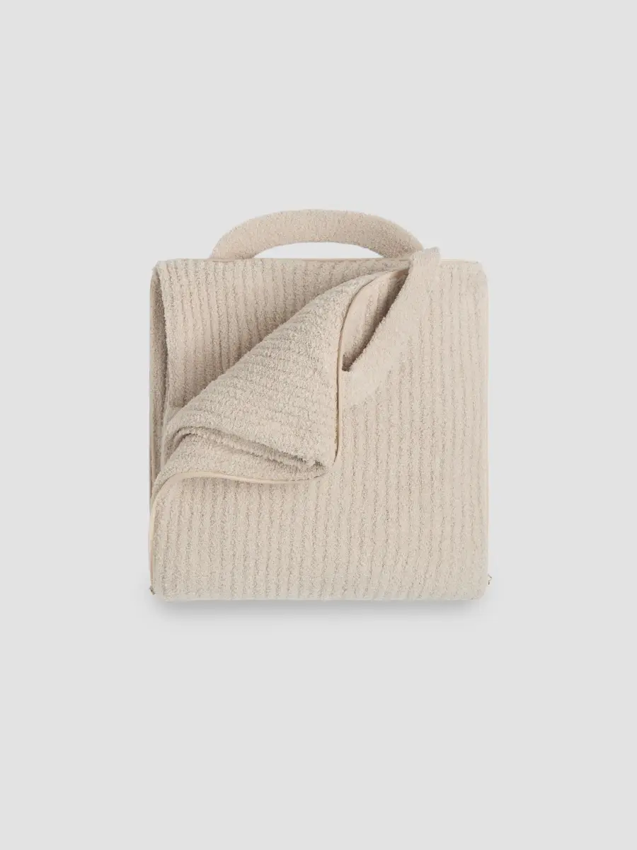 Barefoot Dreams CozyChic Rib Travel Blanket | Thumbnail 2 Barefoot Dreams CozyChic Rib Travel Blanket | Thumbnail 2