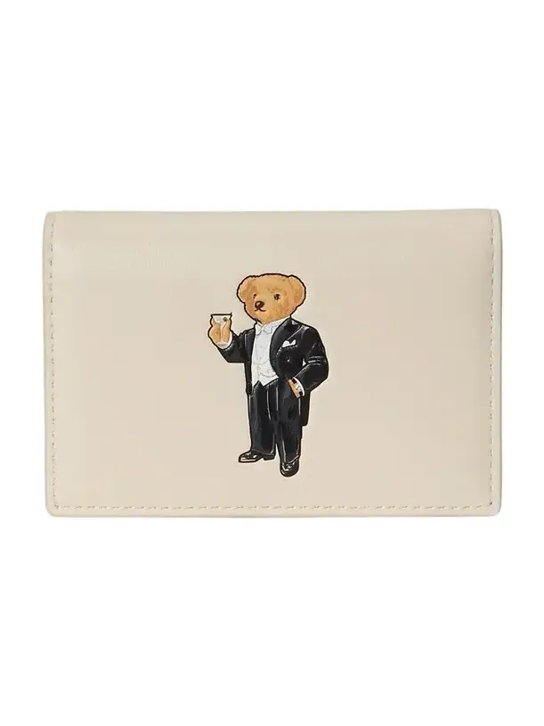 Polo Ralph Lauren Women's Small Graphic Leather Card Case