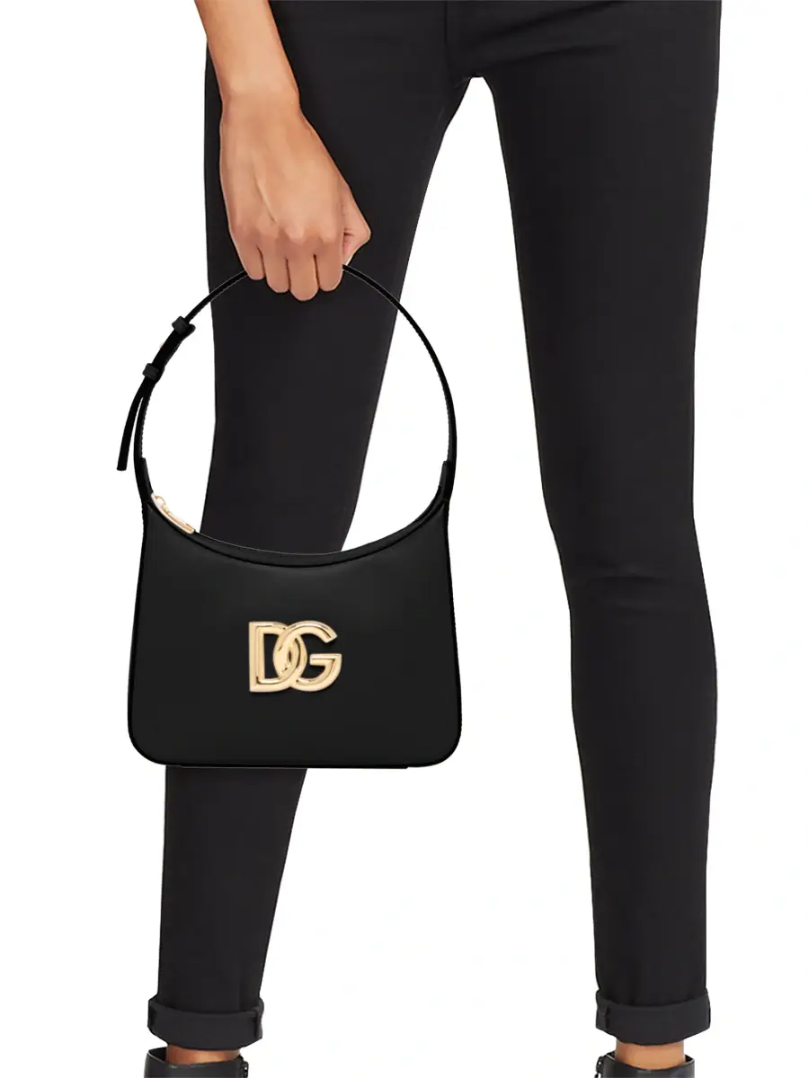 Dolce & Gabbana Women's 3.5 DG Leather Shoulder Bag | Thumbnail 2