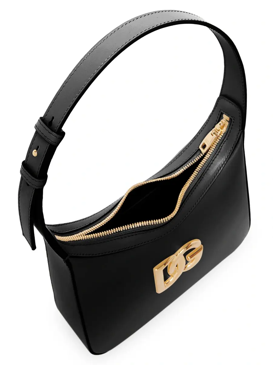 Dolce & Gabbana Women's 3.5 DG Leather Shoulder Bag | Thumbnail 3